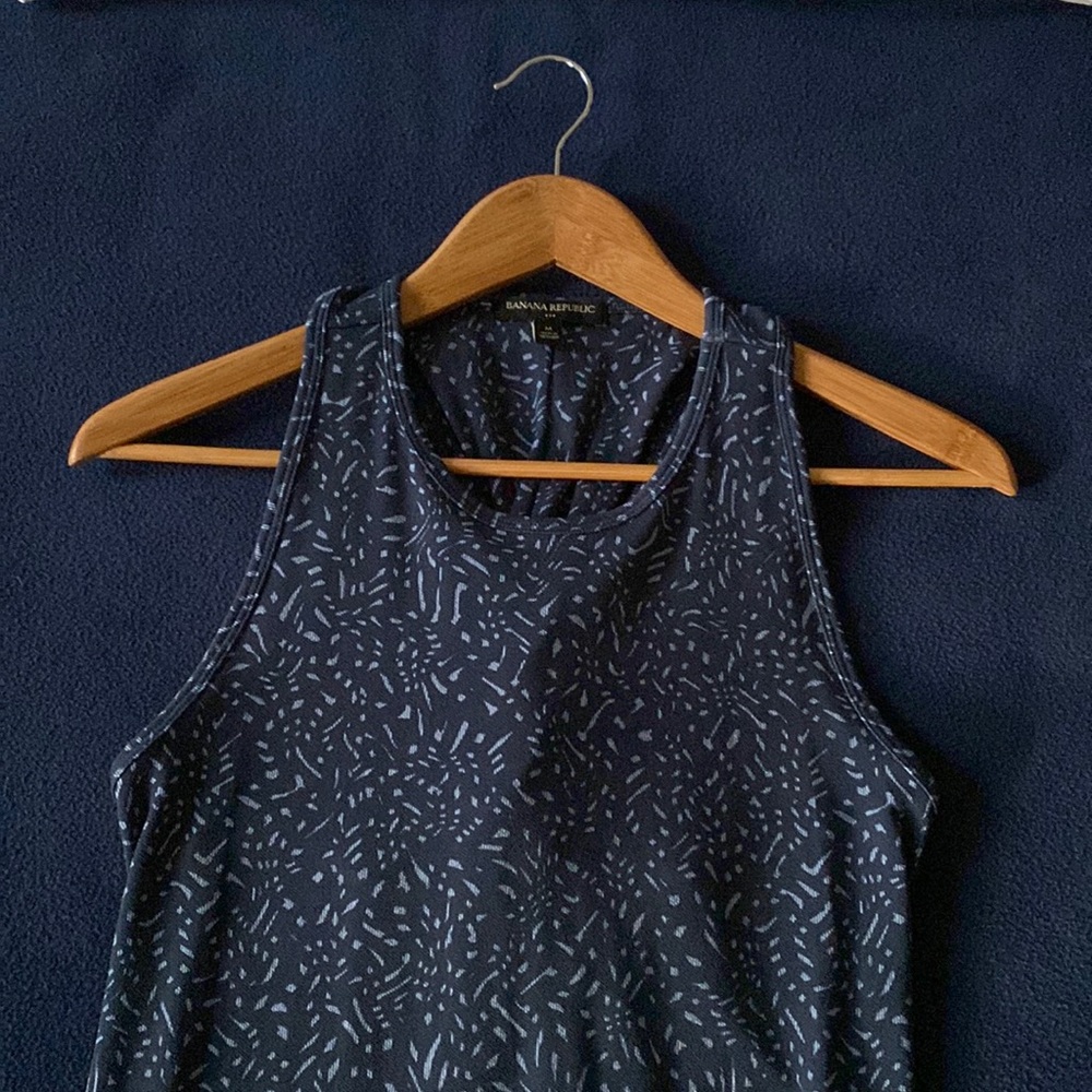 Banana Republic Navy Maxi Dress